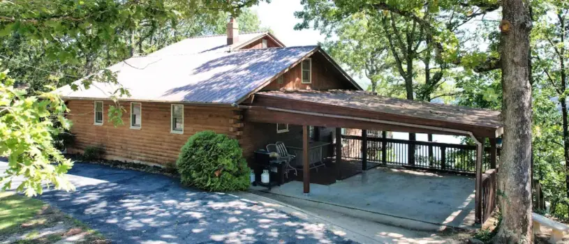 Lakeview cabin parking pad