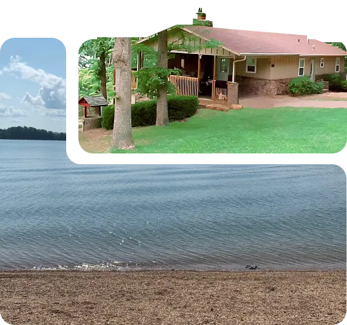 Lakeside Home with View of Lake